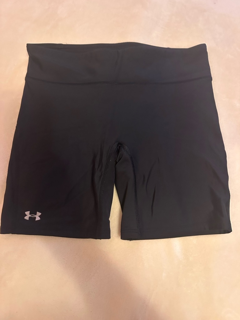 Under Armour Black Women's High-Waist Bike Shorts